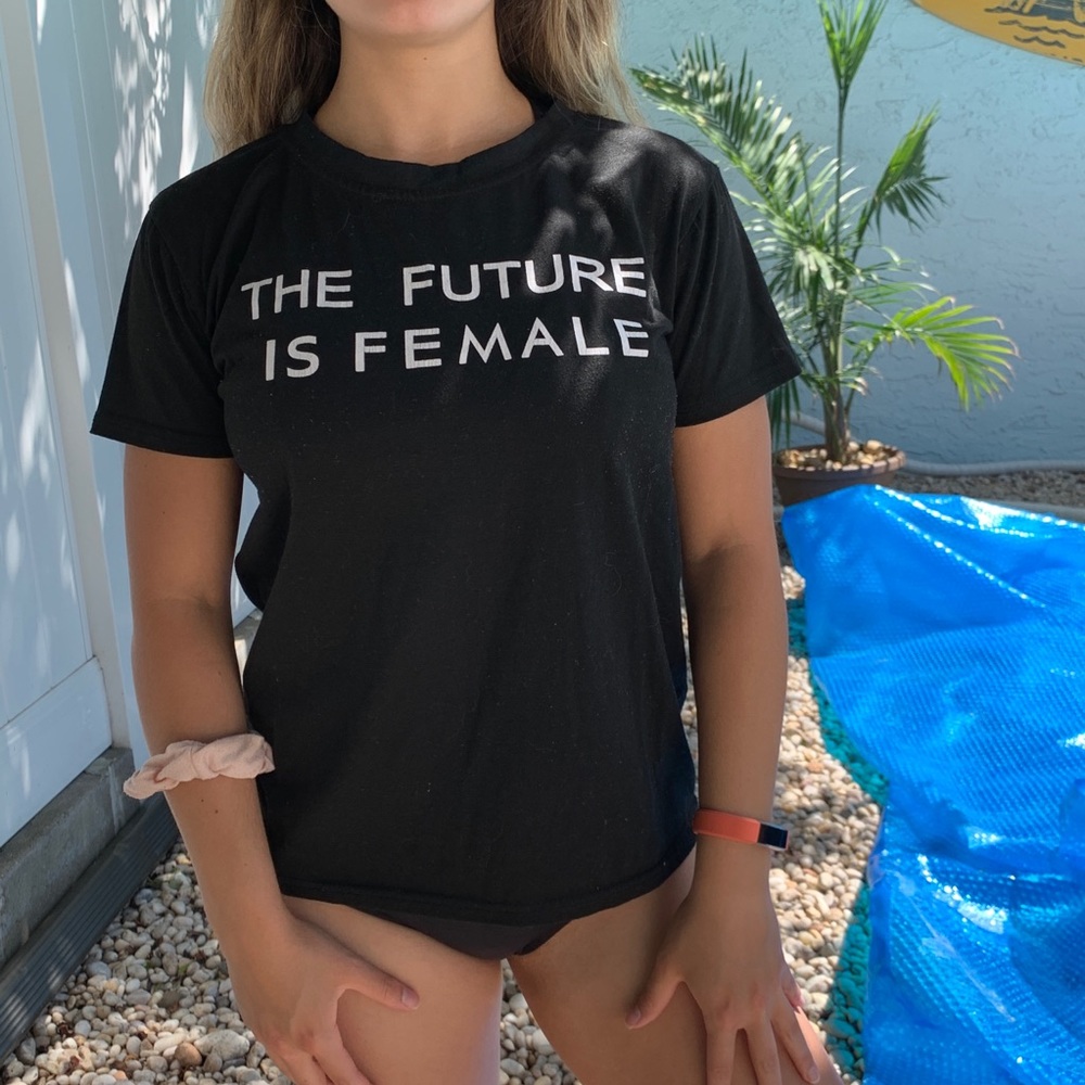 The future is female tee